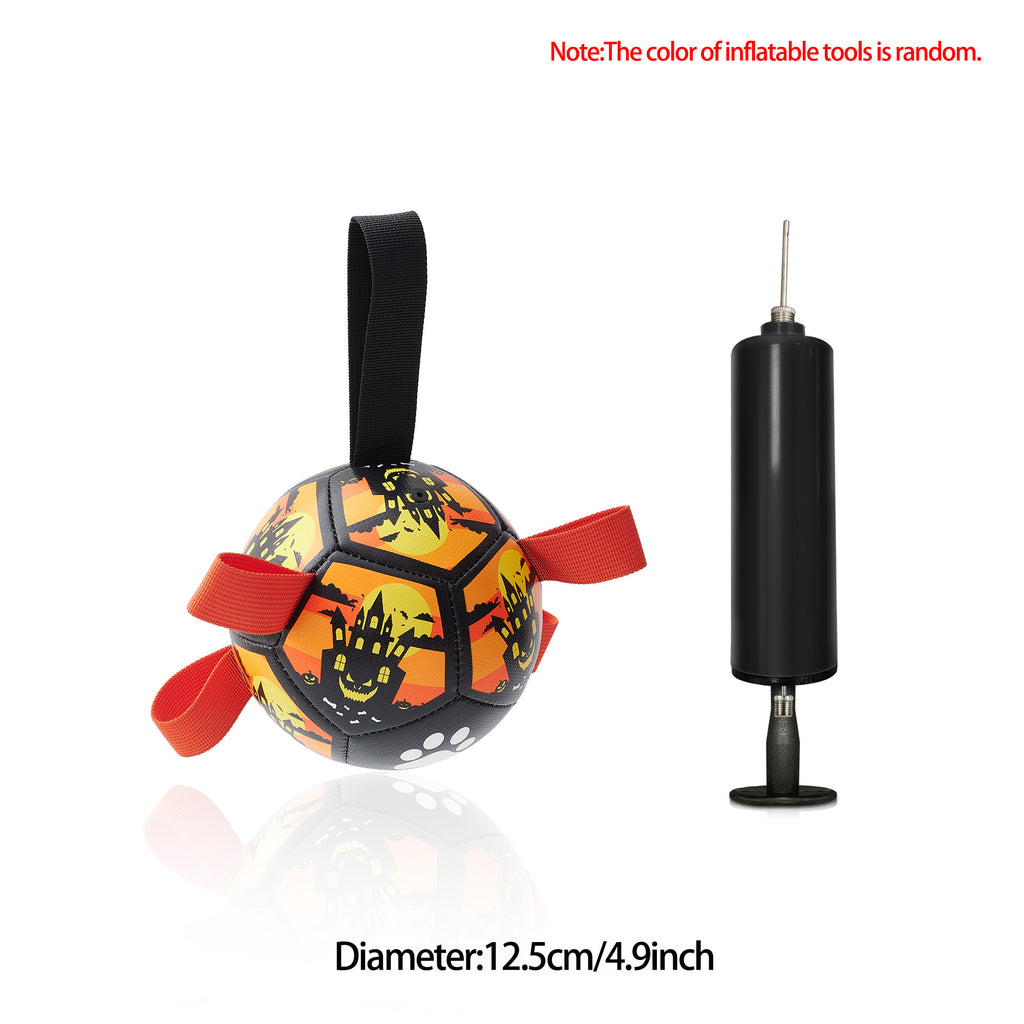 Dog Football Training Ball – Inflated Soccer Fetch Toy