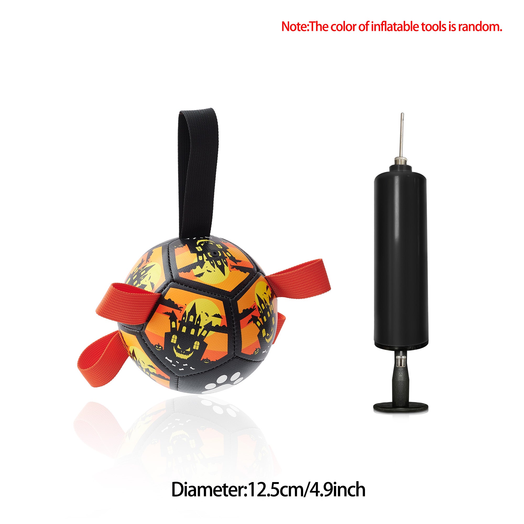 Dog Football Training Ball – Inflated Soccer Fetch Toy