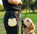 Dog Training Treat Pouch – Silicone-Lined Waist Bag with Poop Bag Dispenser