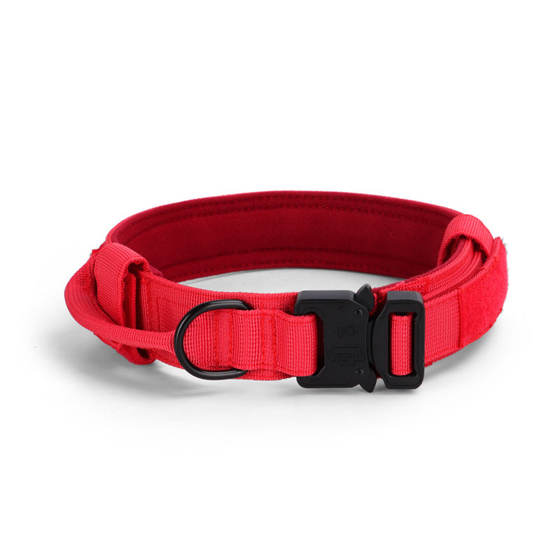 Tactical Dog Collar & Rope Set – Adjustable, Medium-Large