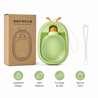 Antler-Shaped Dog Water Bottle – Portable, Leak-Proof