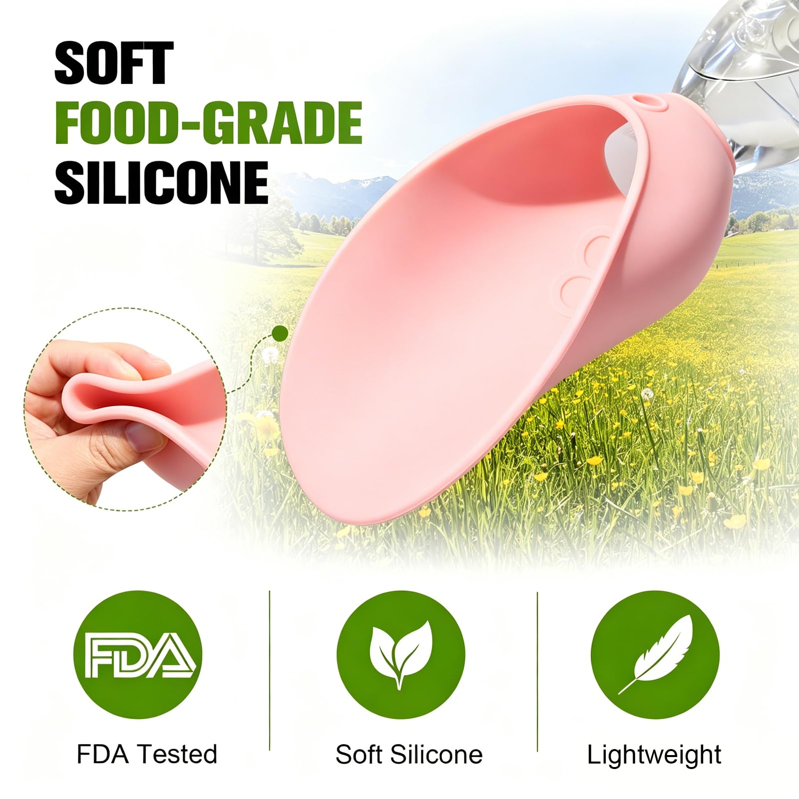 Slip-On Pet Water Attachment – Fits Standard Bottles