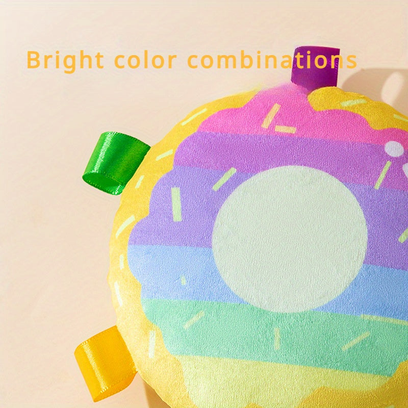 Plush Dog Flying Disc – Soft, Bite-Resistant Fetch Toy