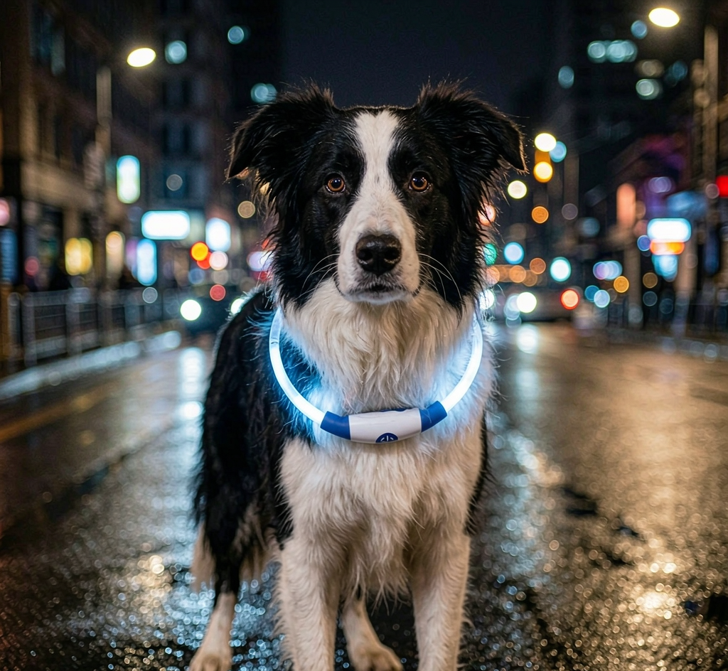 LED Light Up Dog Collar - USB Rechargeable