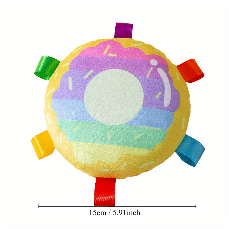 Plush Dog Flying Disc – Soft, Bite-Resistant Fetch Toy